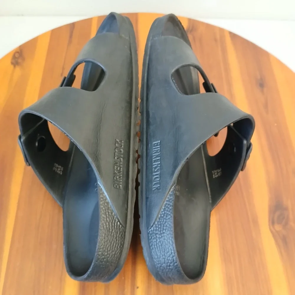 Birkenstock Arizona EVA Sandal Mens Size 38 Black Double Strap Lightweight 5863_7